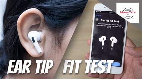 test airpod pro seal|airpods ear tips fit test.